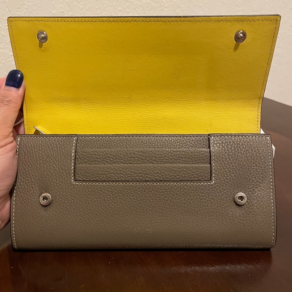 Celine leather long wallet - Picture 4 of 5